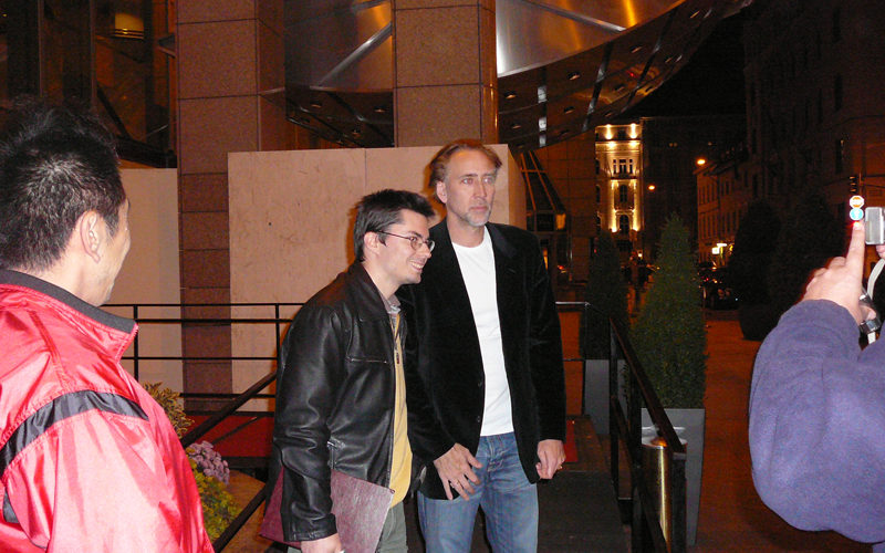 ブダペスト最終夜にニコラス・ケイジとばったり